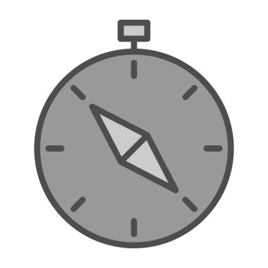 vector illustration of Compass modern icon            