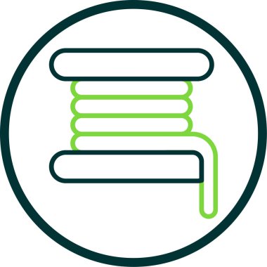 Sandalyenin modern bir simgesinin vektör illüstrasyonu