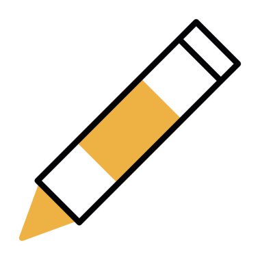 pastel boya simge vektör çizim