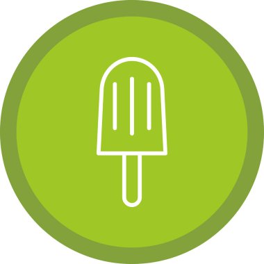 dondurma ikonu vektör illüstrasyonu