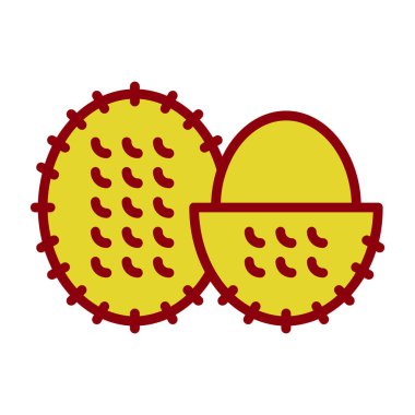 taze rambutan ikon vektör çizimi tasarımı