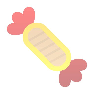 Şeker ikonunun vektör illüstrasyonu  