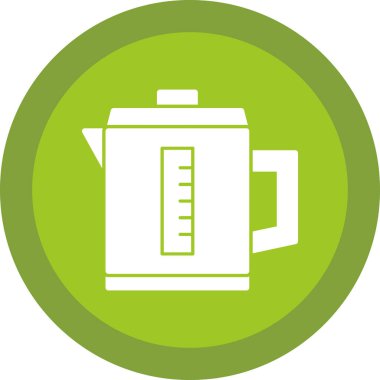 Modern kahve ikonunun vektör illüstrasyonu