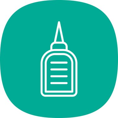 Yapıştırıcı ağ simgesi, vektör illüstrasyonu 