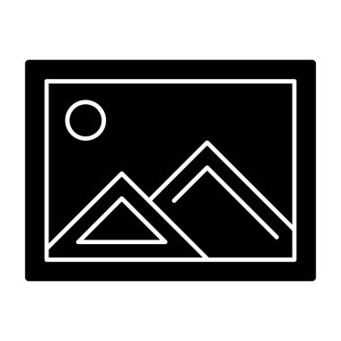 resim simgesi, vektör illüstrasyonu basit tasarım