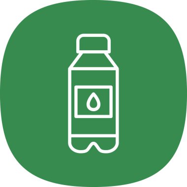 Benzersiz yağ damlası vektör simgesi