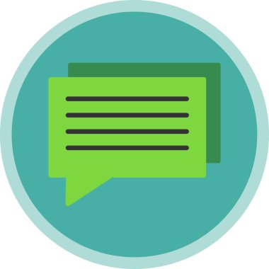 sohbet baloncuğu ileti vektör çizgisi simgesi 