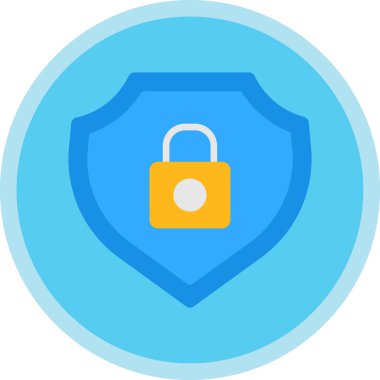 kalkan simgesi logo tasarımı element vektör çizimi 