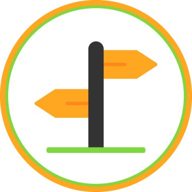 Ok simgesi. düz illüstrasyon vektörü