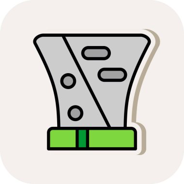 Seo modern simge renklerinin vektör illüstrasyonu