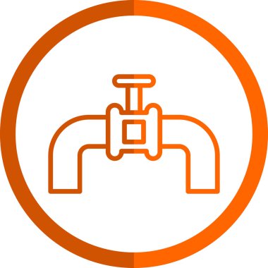 Su musluğu. Web simgesi