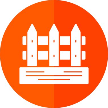 Çit. Web basit illüstrasyonu