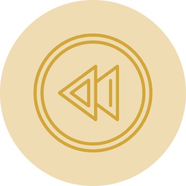 Simge vektör illüstrasyon tasarımını geri al