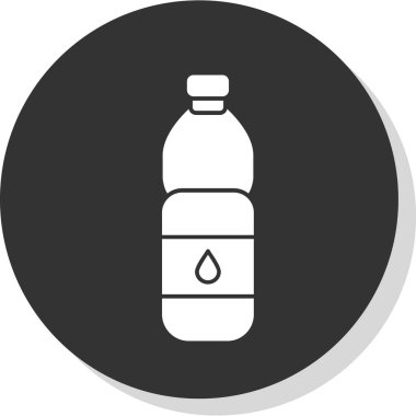 su şişesi ikonu vektör çizimi tasarımı 