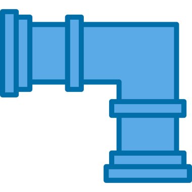 Boru simgesi. Web için boru vektör simgelerinin özet çizimi