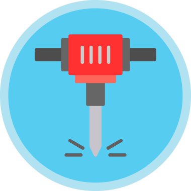 Modern matkap simgesinin vektör illüstrasyonu