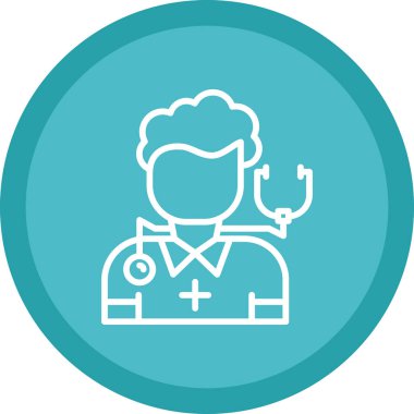 Doktor Simge vektör illüstrasyonu 