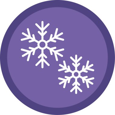 kar web simgesi, vektör çizim 