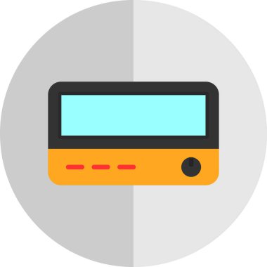 Düz biçimli elektronik aygıt simgesi