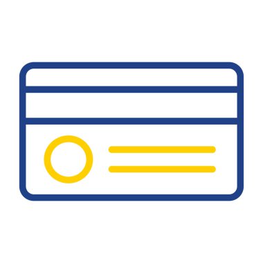 Kredi kartı vektör illüstrasyonu 