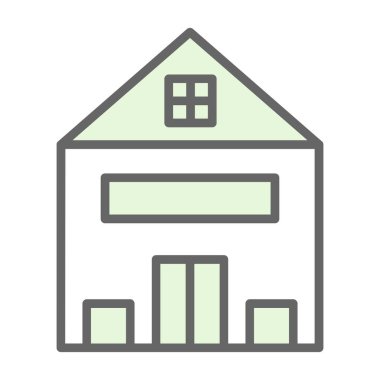 ev simgesi vektör illüstrasyonu