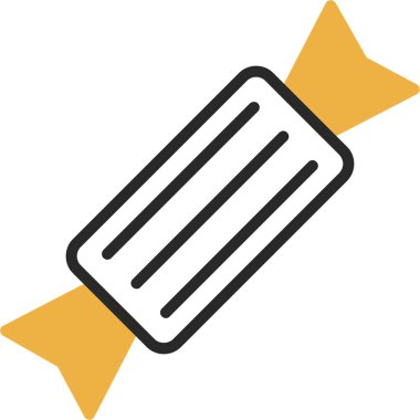 Tek bir simgenin vektör illüstrasyonu