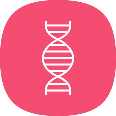 dna. Web simgesi basit illüstrasyon 