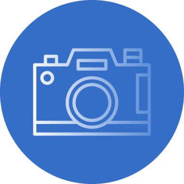 Kamera. Web simgesi basit illüstrasyon