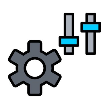 Simge Moda Biçimi İzole Arkaplanda Ayarlanıyor