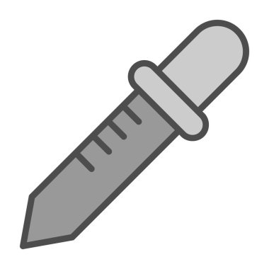 Neşter ikonu. Web tasarımı için neşter vektör simgesinin özet çizimi