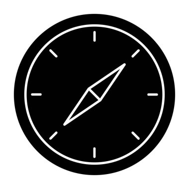 vector illustration of Compass modern icon            