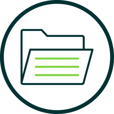 Dosya. Web simgesi basit illüstrasyon 