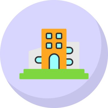 modern yapı web simgesi, vektör illüstrasyonu