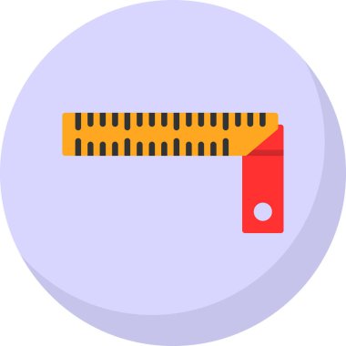 Boya silindiri ikonu. Web için boyama vektör simgelerinin düz çizimi