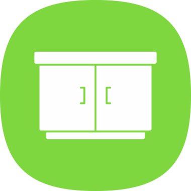 Mobilya simgesinin vektör illüstrasyonu