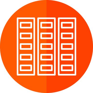 Modern yapı simgesinin vektör illüstrasyonu