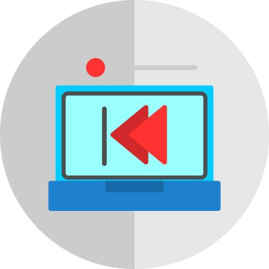 Geri dön, oku geri götür, sol vektör simgesi. Geriye, önceki düğme 