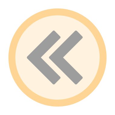 ok yönü çember simgesi doldurulmuş dış hat biçimi