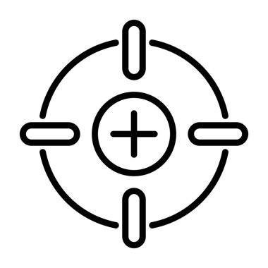 Basit düz Kalibrasyon vektör çizimi