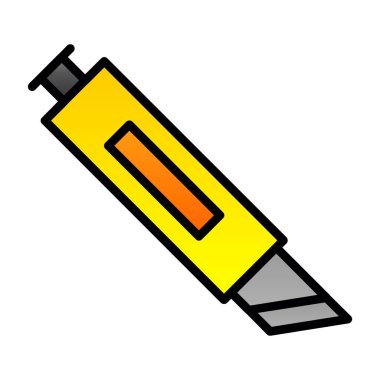 Cutter ağ simgesi vektör illüstrasyonu