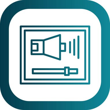 hoparlör vektör illüstrasyonu