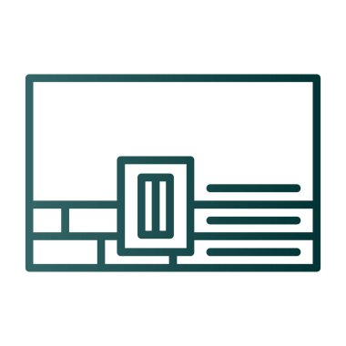 vektör bilgisayar simgesi illüstrasyonu