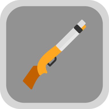 av tüfeği ikonu vektör illüstrasyonu