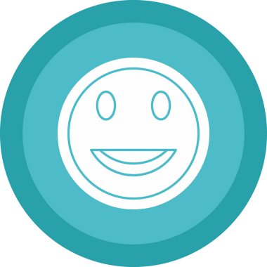 Moda tarzı ve vektör illüstrasyonunda emoji simgesi