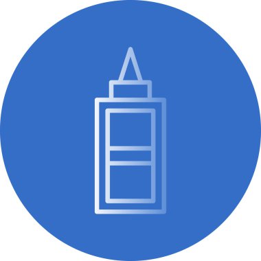 Düzeltme sıvısı. Web simgesi basit illüstrasyon