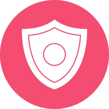 kalkan simgesi web basit illüstrasyon