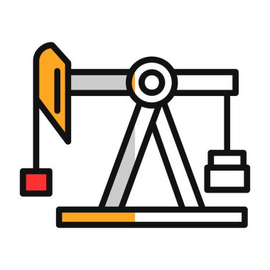 Vinç vektör renk simgesi