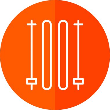 Bir b eksikliği simgesinin vektör çizimi