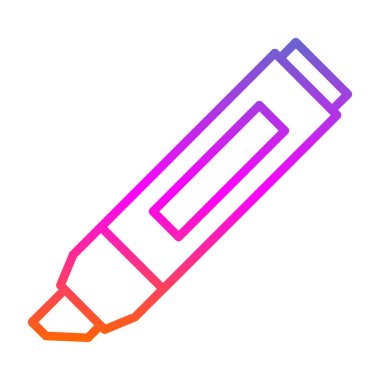 Vurgulama simgesi vektör illüstrasyonu