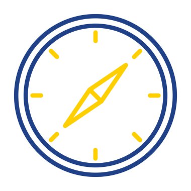 vector illustration of Compass modern icon            